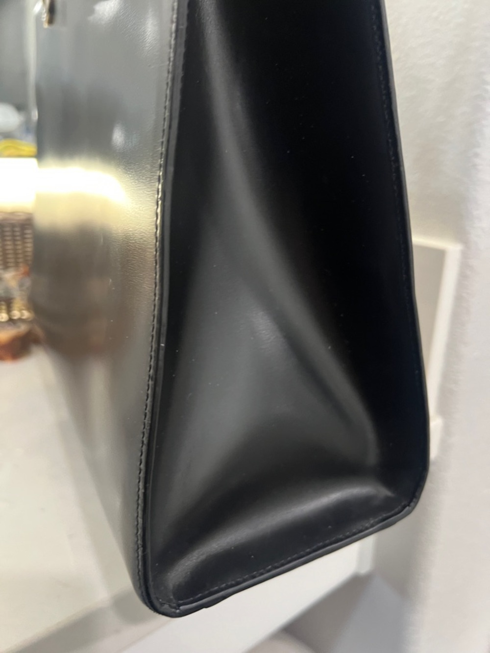 Cartier Panther vintage Leather Shoulder Tote Bag comes w authentic certificate - Picture 8 of 17